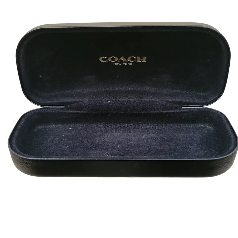 Coach Black Eyeglass Case Pre-owned Condition